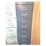 Gray 4 drawer file cabinet buyer must move