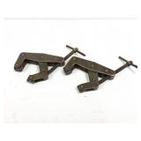 2- BRASS HEAD CLAMPS-
