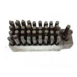 1/4 " AND 6MM STAMPS- METAL- NUMBERS AND LETTERS