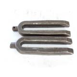 2- NO 68- U CLAMPS