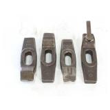 4- NO 76- GOOSE NECK HOLD DOWN STRAPS