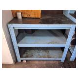 HEAVY,STEEL SHELF- APPROXIMATELY 25 INCHES BY 36