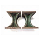 PAIR OF RISERS-- APPROXIMATELY 5 INCHES BY 5