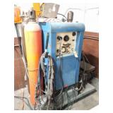 MILLER- WELDER- MODEL 330A/BP- ON CART- WITH