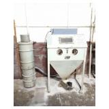 TRINCO Dry Blast Cabinet with dust collector
