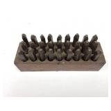1/8"- LETTER STAMPS- METAL