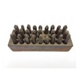 1/8" LETTER STAMPS- METAL