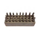 1/8" LETTER STAMPS- METAL
