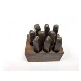 1/4 INCH METAL NUMBER STAMPS