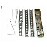 Assorted metalworking parallels and angle plates