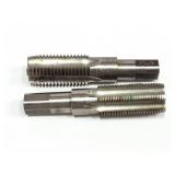 2- Straight-flute pipe taps 1 1/2"