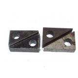 Serrated steel step blocks
