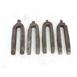 4- NO 66- U STRAP HOLD DOWNS