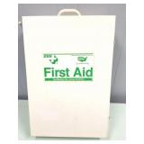 FIRST AID CABINET AND CONTENTS- APPROXIMATELY 24