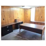 OFFICE FURNITURE- 2 DESKS- 2 FILE CABINETS MADE