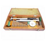 MITUTOYO GAUGE SET- IN WOODEN CASE
