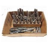 TAPS AND DRILL BITS BOX LOT