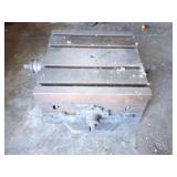 Heavy cast-iron cross-slide rotary table