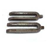 2- U-shaped strap clamps