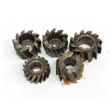 Assorted side milling cutters