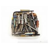 CUTTERS- BUTS- TAPS AND MORE- CONTENTS OF TUB