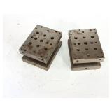 2- TOOLING BLOCKS- APPROXIMATELY 3.5 INCHES BY