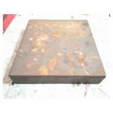 HEAVY STEEL WORK PLATE- APPROXIMATELY 12 INCHES