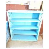 METAL SHELVING UNIT- APPROXIMATELY  4 FOOT WIDE