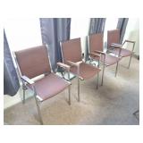 4 MATCHING OFFICE CHAIRS