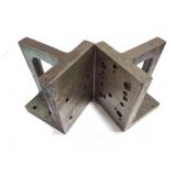2 SLOTTED ANGLE PLATES- APPROXIMATELY 7 INCHES