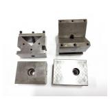 FIXTURE PLATES- BLOCKS AND TROUGHS- 4 ITEMS IN