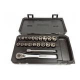 CRAFTSMAN 3/8" RACHET AND SOCKET SET- COMPLETE-