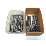 Assorted dril bits, taps, and reamers