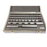 GAUGE BLOCKS IN WOODEN CASE- PARTIAL