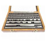GAUGE BLOCKS IN WOODEN CASE- PARTIAL