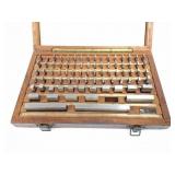 GAUGE BLOCKS IN WOODEN CASE - PARTIAL