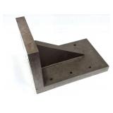 Webbed angle plate