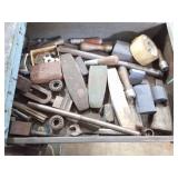 SHARPENING STONES- FILE HANDLES AND MUCH MORE-