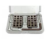 BROWN AND SHARPE- 1-2-3 BLOCKS IN STORAGE CASE-
