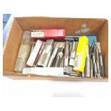 Assorted hand taps, spiral point taps, pipe taps