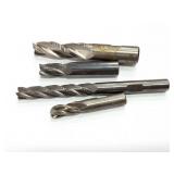 Assorted end mills