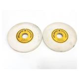 2 ATLANTIC GRINDING WHEELS 7 X 1/2 X1 3/4"
