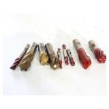 VUTTERS LOT- END MILLS- TAPS AND MORE- ASSORTED