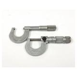 STARRET AND BROWN & SHARPE- MICROMETERS