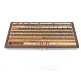 GAUGE BLOCKS- PARTIAL BOX