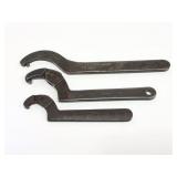 Vintage adjustable hook spanner wrenches