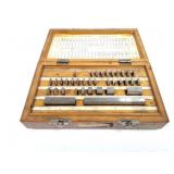 RECTANGULAR GAUGE BLOCK SET- IN WOODEN CASE