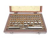 GAUGE BLOCKS IN WOODEN CASE- PARTIAL