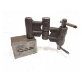 adjustable swing-arm surface grinding wheel