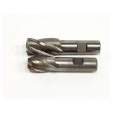 Assorted end mills